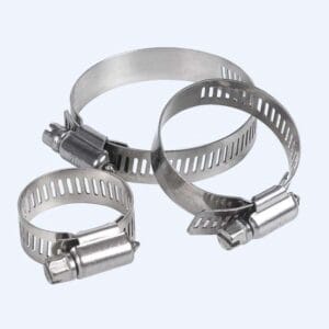 Worm Drive Hose Clamp, Stainless Steel, 8 to 64mm Range