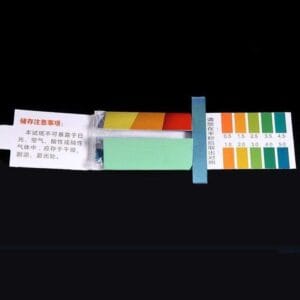 pH indicator papers, measuring range 0.5 to 5