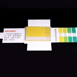 pH indicator papers, measuring range 5.5 to 9.0