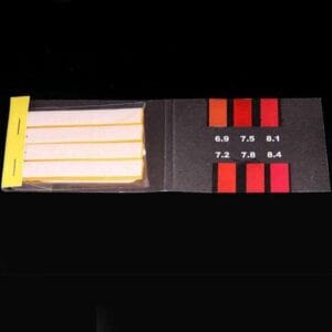 pH indicator papers, measuring range 6.9 to 8.4