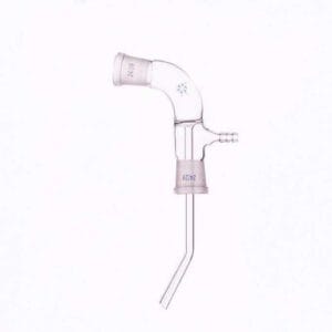 105° Distilling adapter with vacuum Take-off and long stem