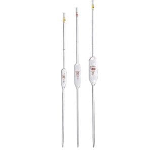 Bulb pipettes,capacity 1 to 100 ml