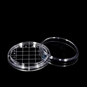 Contact dish, plastic PS, diameter 55 mm, 10 units/pack