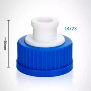 GL45 Screw cap with PTFE joint adapter