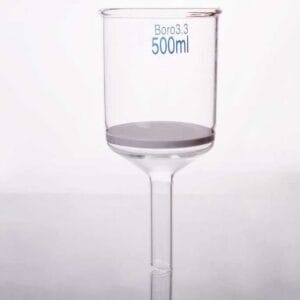 Nutsche filter with frit, 500 ml to 5.000 ml