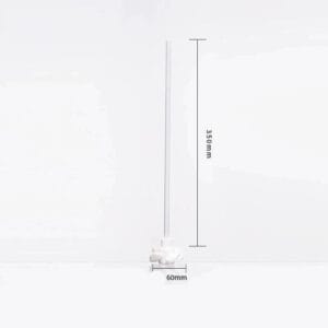PTFE stirring screw propeller, 4-winged, length 350 mm