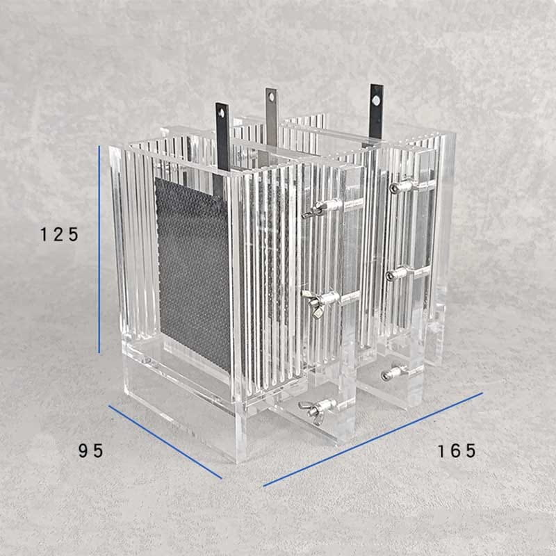 Triple-Chamber H-Cell Reactor for electrochemical testing, 600–1200ml-1200ml Triple-Chamber H-Cell Reactor for electrochemical testing, 600–1200ml
