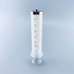 120 ml Glass Syringe with Stainless Steel Tip, Non-Medical Use