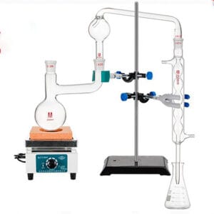 2-Neck Flask Distillation Set with Allihn Condenser, 250–1000ml