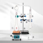 Kjeldahl Distillation apparatus Kit with Liebig Condenser, 250-1.000 ml, inc
