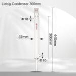 Kjeldahl Distillation apparatus Kit with Liebig Condenser, 300mm