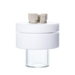 Low Volume Sealed Electrochemical Cell, Capacity 10–100 mL, PTFE Lid,with PEEK threaded connectors